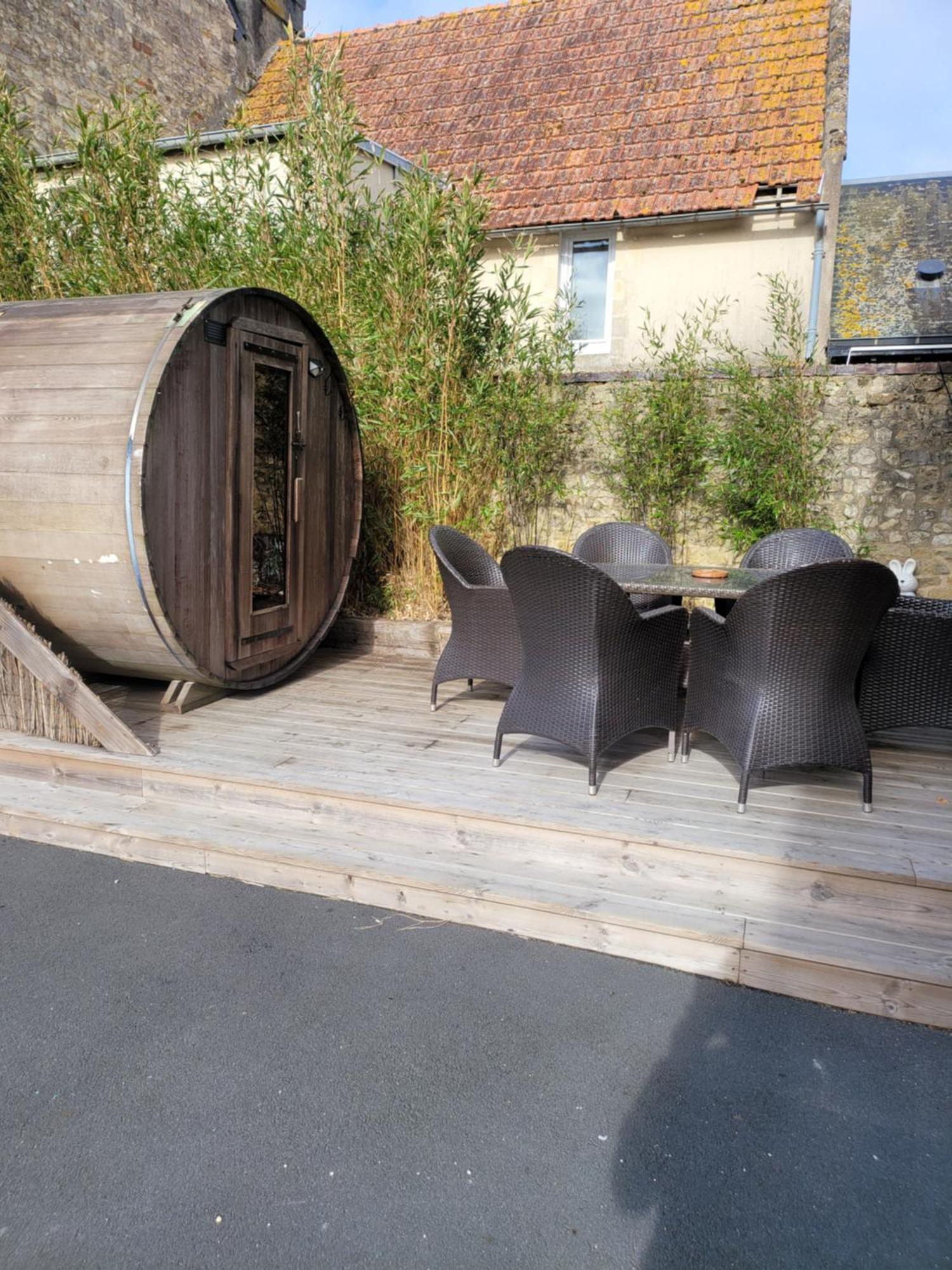 Gite L'Ardoisier 7 Pers Sauna Bayeux 2Km Guéron 外观 照片